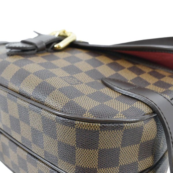 LOUIS VUITTON Highbury Damier Ebene Shoulder Bag Brown