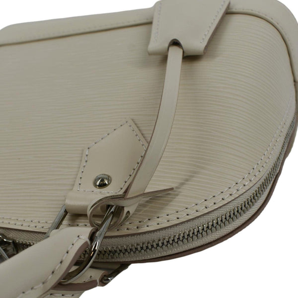 LOUIS VUITTON Alma BB Jacquard Epi Leather Crossbody Bag Cream