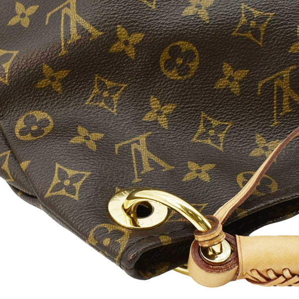LOUIS VUITTON Artsy MM Monogram Canvas Hobo Shoulder Bag Brown