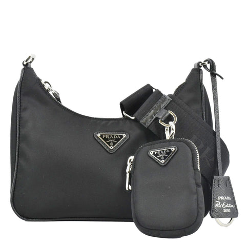 PRADA Re-Edition 2005 Re-Nylon Shoulder Bag Black