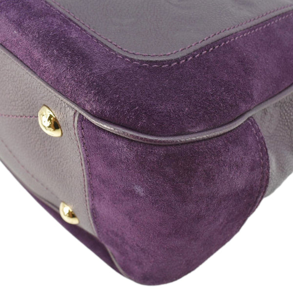 LOUIS VUITTON Audacieuse MM Empreinte Leather Shoulder Bag Terre