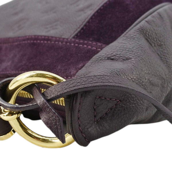 LOUIS VUITTON Audacieuse MM Empreinte Leather Shoulder Bag Terre