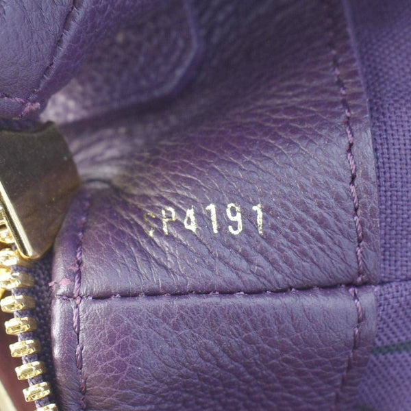 LOUIS VUITTON Audacieuse MM Empreinte Leather Shoulder Bag Terre