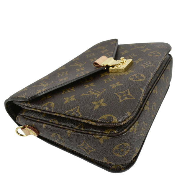 LOUIS VUITTON Metis Pochette Monogram Canvas Crossbody Bag Brown