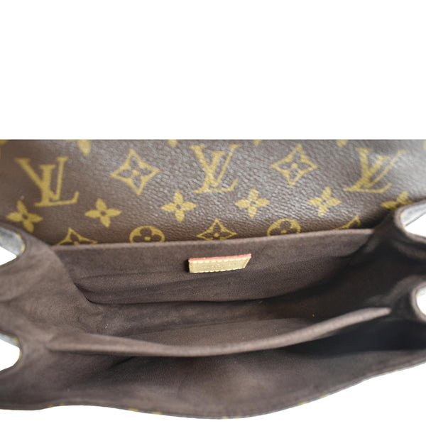 LOUIS VUITTON Metis Pochette Monogram Canvas Crossbody Bag Brown