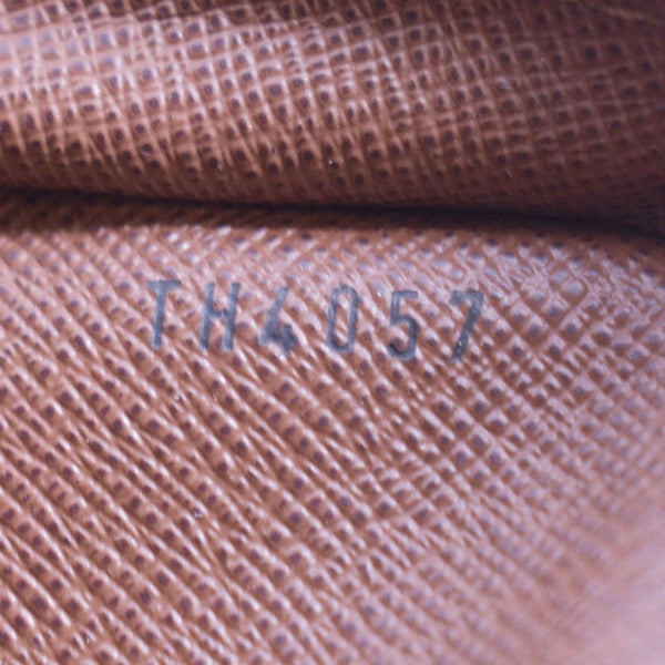 LOUIS VUITTON Porte Documents Voyage Monogram Canvas Briefcase Bag Brown