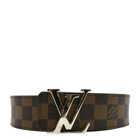 LOUIS VUITTON  Ebene Belt Brown front side