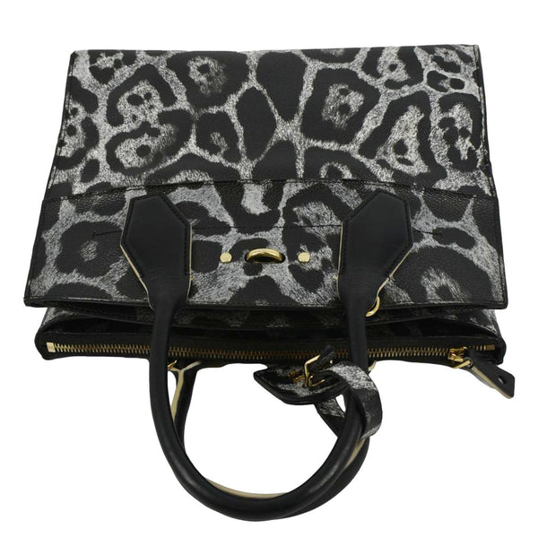 LOUIS VUITTON City Steamer Animal Print Canvas Shoulder Bag Grey