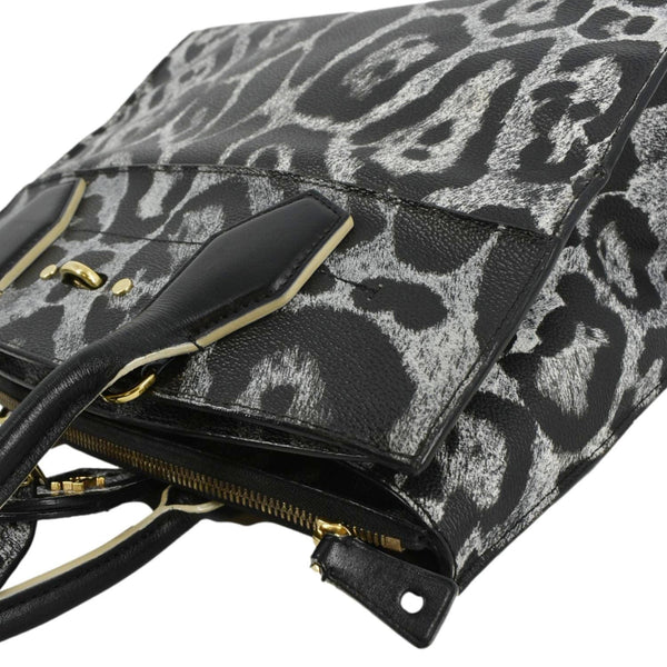 LOUIS VUITTON City Steamer Animal Print Canvas Shoulder Bag Grey