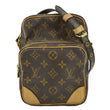 LOUIS VUITTON Amazone Monogram Canvas Crossbody Bag Brown