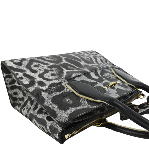LOUIS VUITTON City Steamer Animal Print Canvas Shoulder Bag Grey