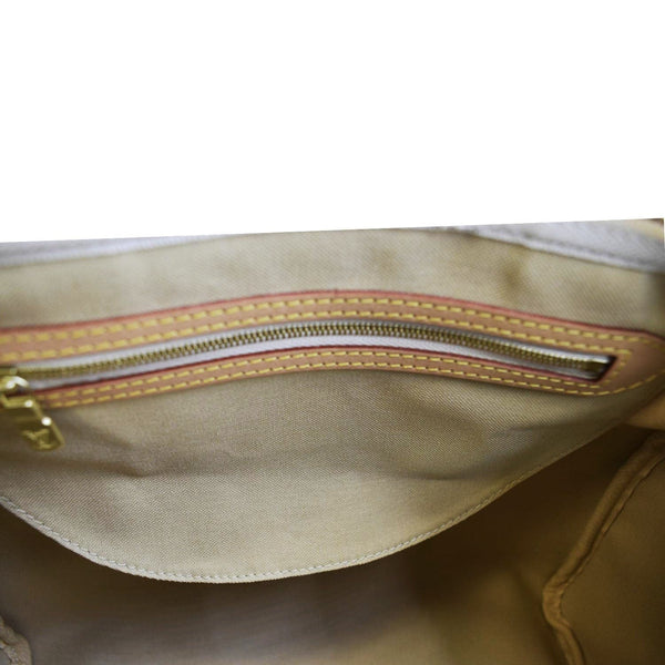 LOUIS VUITTON Speedy 30 Damier Azur Satchel Bag White