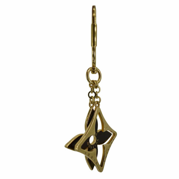LOUIS VUITTON Puzzle Key Monogram Bag Charm Gold