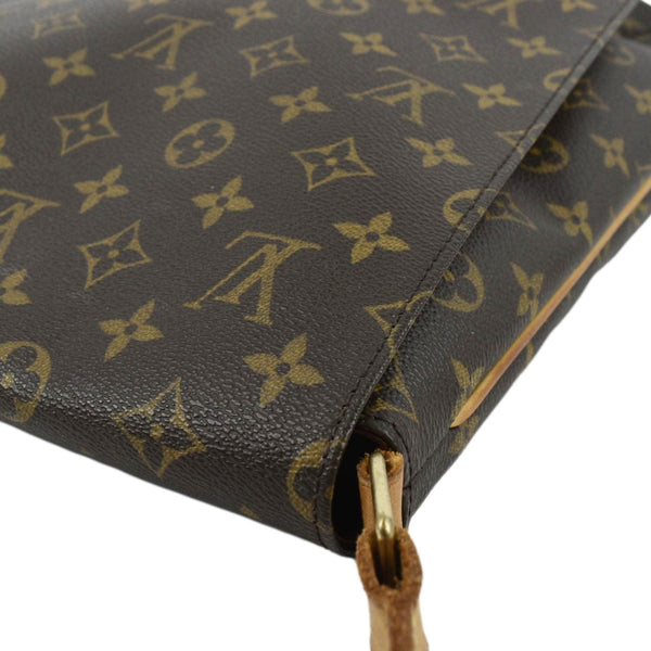 LOUIS VUITTON Musette Salsa GM Monogram Canvas Crossbody Bag Brown