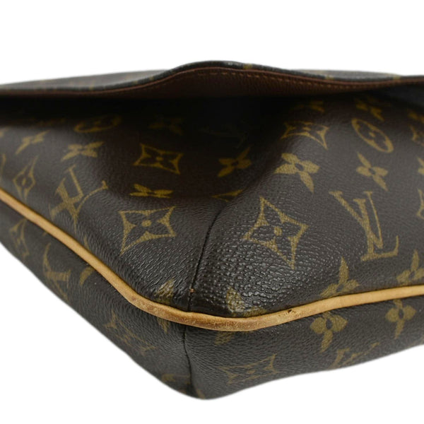 LOUIS VUITTON Musette Salsa GM Monogram Canvas Crossbody Bag Brown