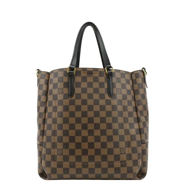 LOUIS VUITTON Brown Shoulder Bag back side
