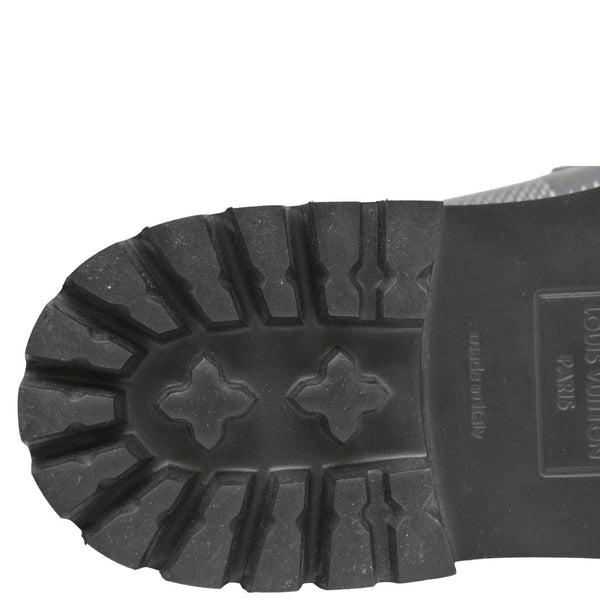 LOUIS VUITTON Major Loafer Damier Graphite Shoes Black US 9