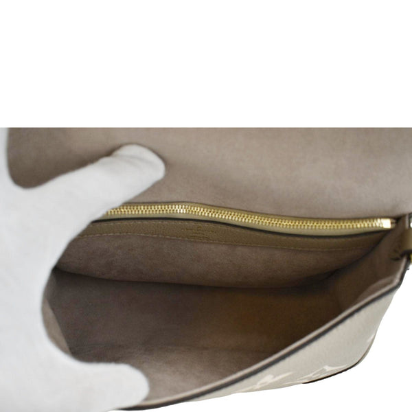 LOUIS VUITTON Diane Empreinte Monogram Leather Shoulder Bag Bicolor