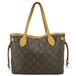 LOUIS VUITTON Neverfull PM Monogram Canvas Tote Bag Brown