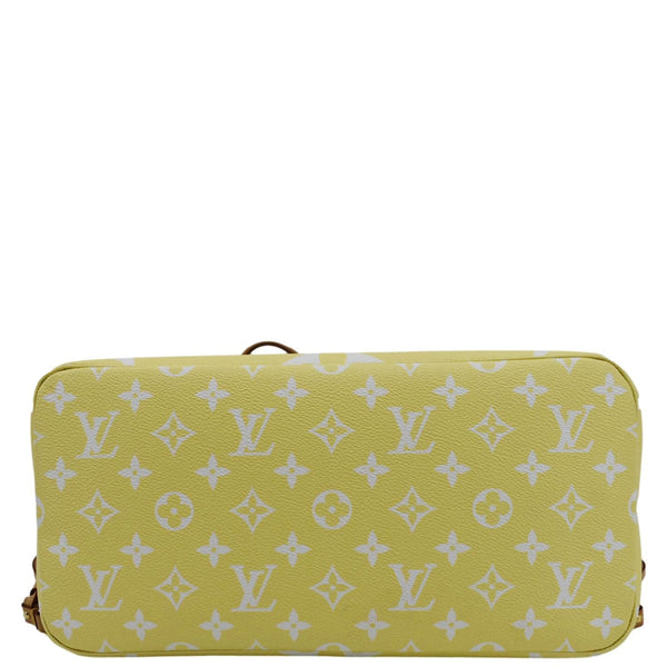 LOUIS VUITTON Neverfull MM By The Pool Monogram Giant Tote Bag Pink