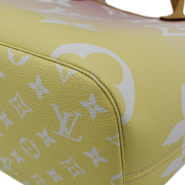 LOUIS VUITTON Neverfull MM By The Pool Monogram Giant Tote Bag Pink