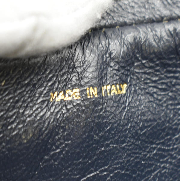 CHANEL Vintage Quilted Leather Camera Crossbody Bag Black