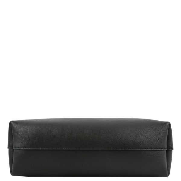 YVES SAINT LAURENT Toy Supple Leather Shopping Tote Bag Black