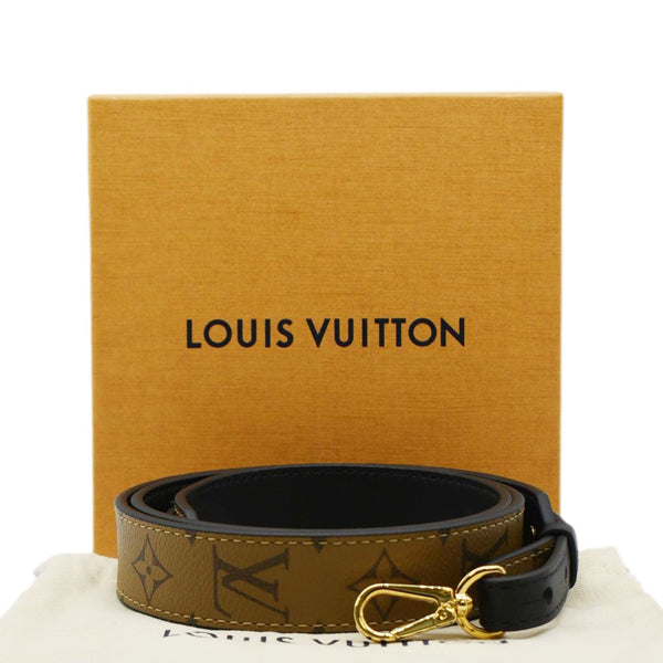 LOUIS VUITTON Monogram Reverse Canvas Bandouliere Strap Brown