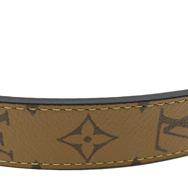 LOUIS VUITTON Monogram Reverse Canvas Bandouliere Strap Brown