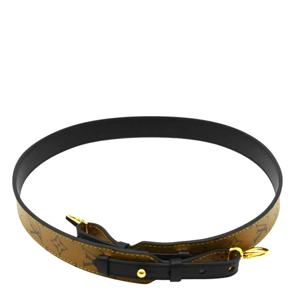 LOUIS VUITTON Monogram Reverse Canvas Bandouliere Strap Brown