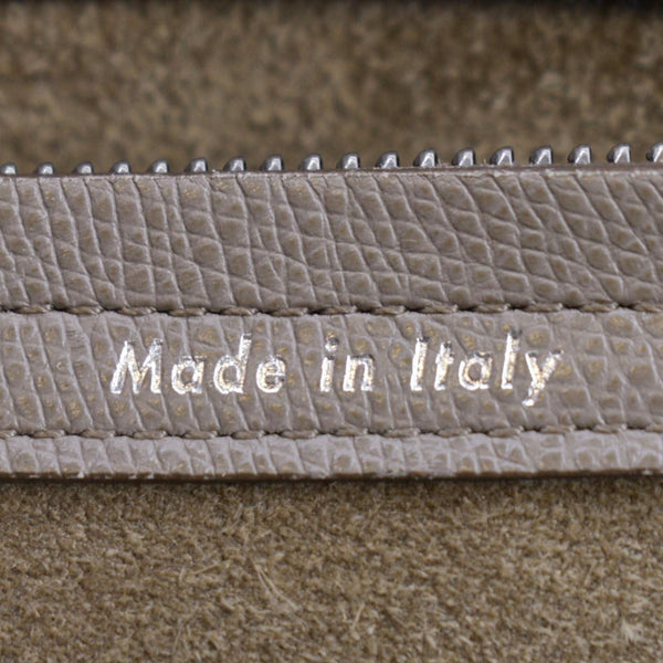 CELINE Phantom Medium Leather Tote Bag Beige