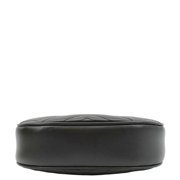 GUCCI Mini Leather Shoulder Bag Black lower look