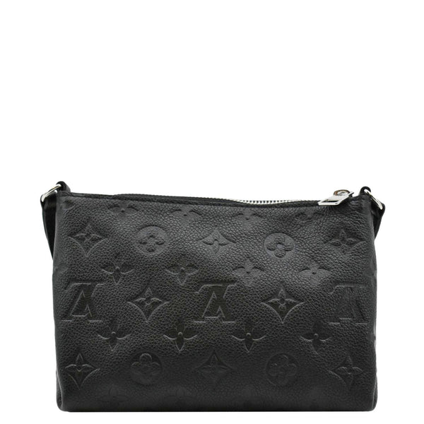 LOUIS VUITTON Empreinte Clutch Crossbody Bag Black bakl