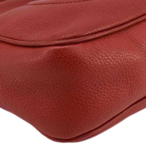 GUCCI Soho Disco Leather Crossbody Bag Red 308364