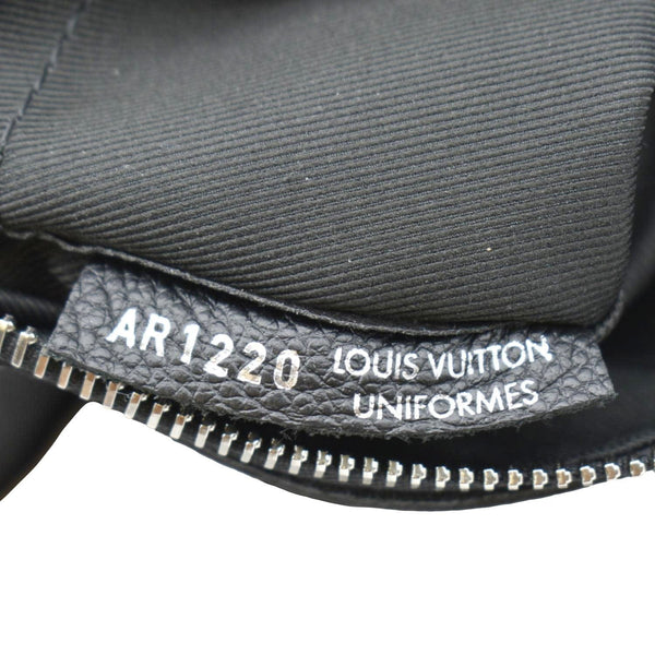 LOUIS VUITTON Pallas Monogram Empreinte Clutch Crossbody Bag Black