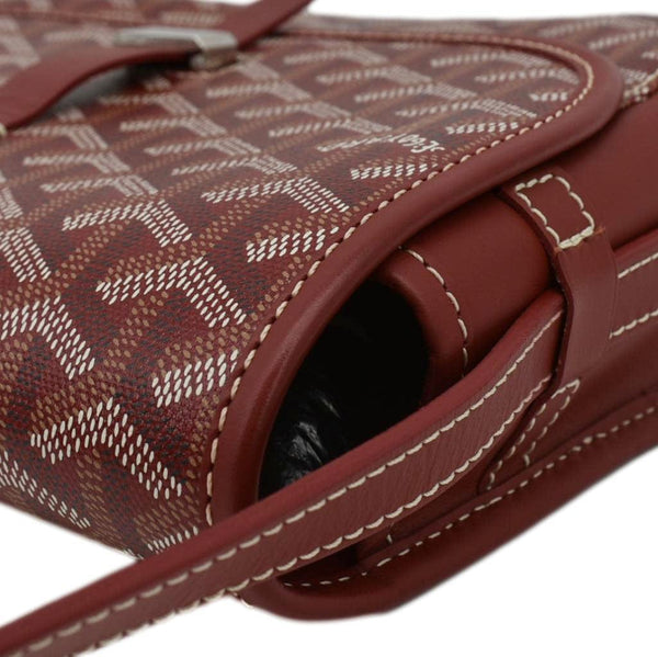 Messenger Bag Red front left side look