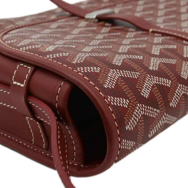 Messenger Bag Red front right side look