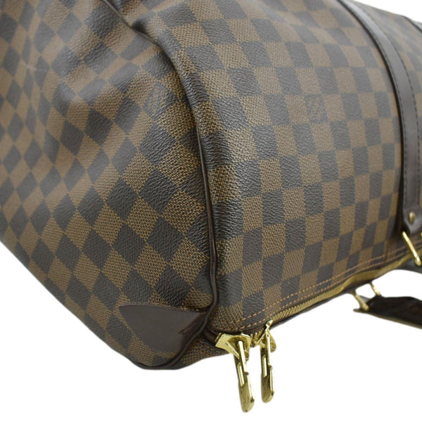 LOUIS VUITTON Keepall 50 Damier Ebene Travel Bag Brown