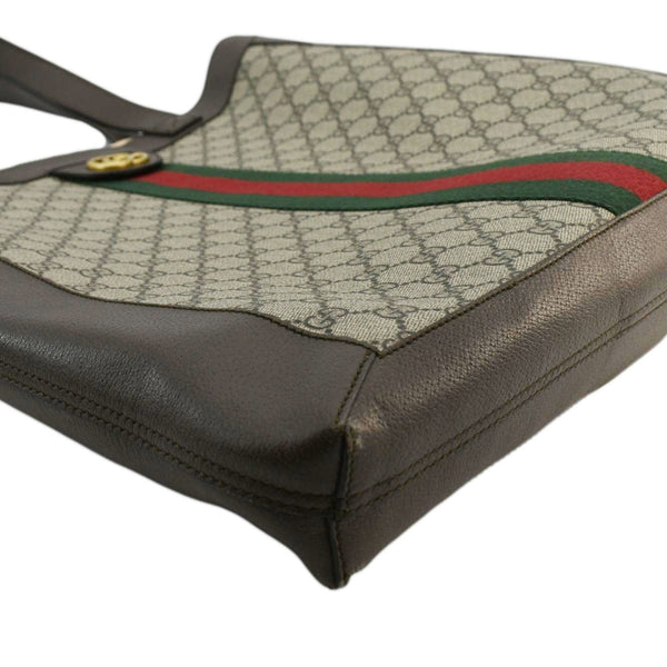 GUCCI Ophidia Soft Large GG Supreme Web Canvas Tote Bag Beige 519335