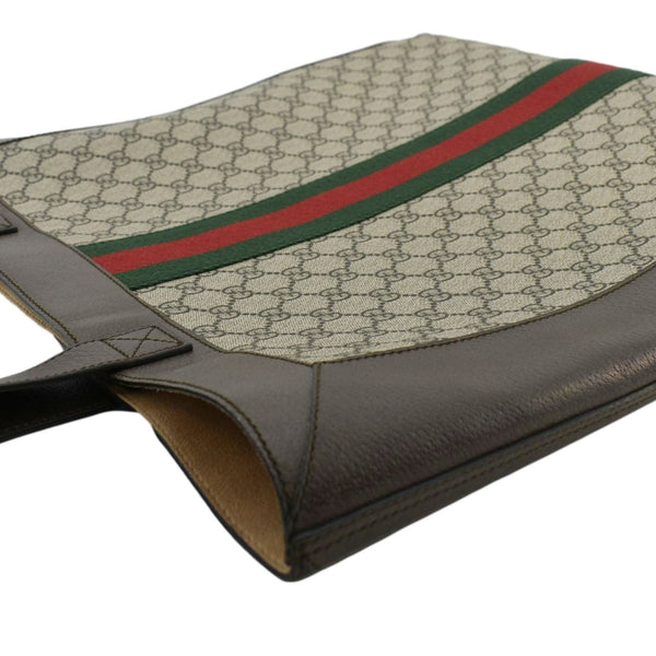 GUCCI Ophidia Soft Large GG Supreme Web Canvas Tote Bag Beige 519335