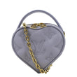 LOUIS VUITTON Pop My Heart Monogram Leather Shoulder Bag Purple front look
