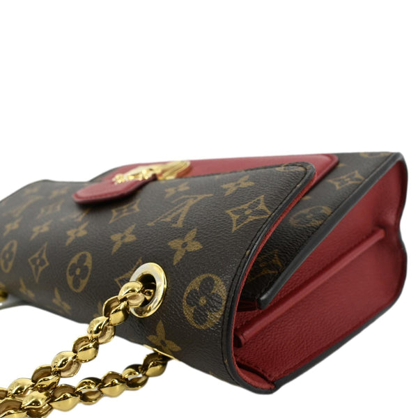 LOUIS VUITTON Victoire Monogram Canvas Shoulder Crossbody Bag Cerise
