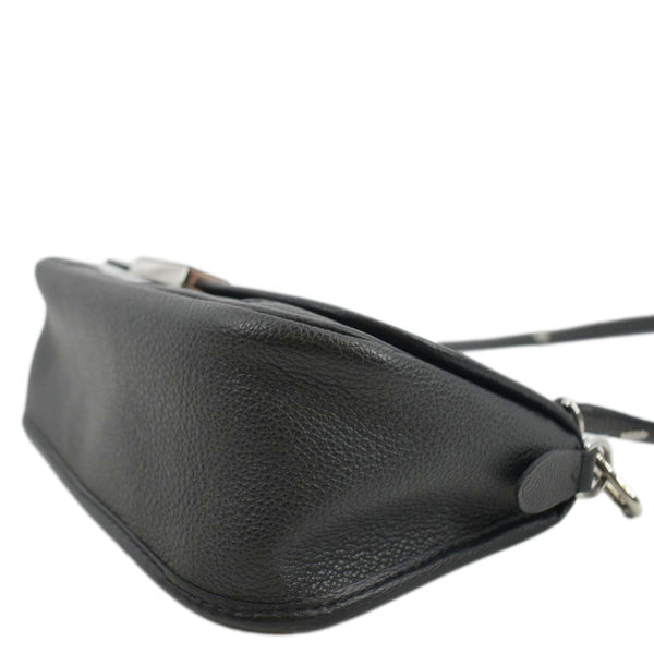 LOUIS VUITTON Buci Epi Grained Leather Shoulder Bag Black