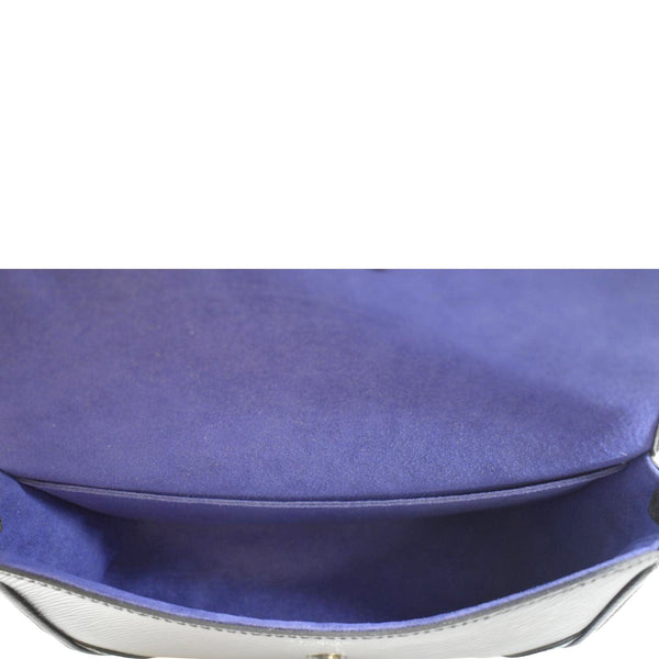 LOUIS VUITTON Buci Epi Grained Leather Shoulder Bag Black