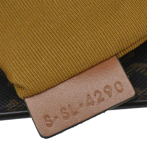 CELINE Triomphe Vertical Cabas Small Canvas Shoulder Bag Black