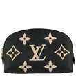 LOUIS VUITTON Monogram Empreinte leather Cosmetic Pouch Bicolor
