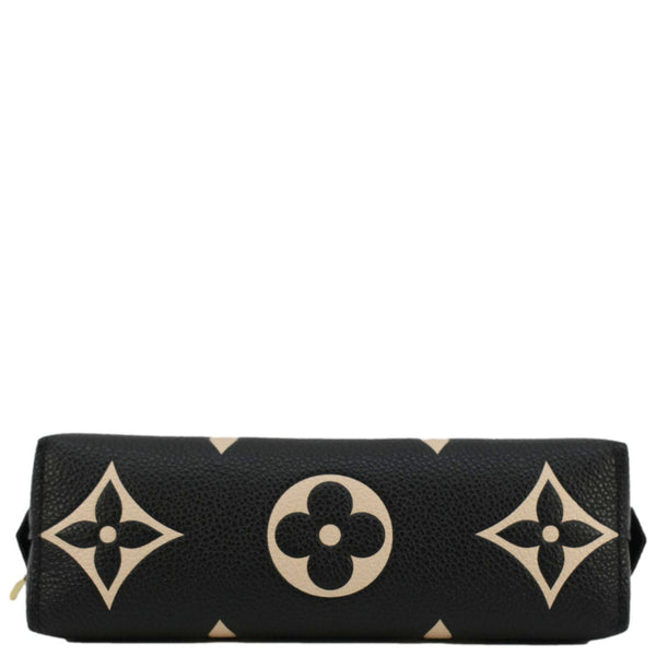 LOUIS VUITTON Monogram Empreinte leather Cosmetic Pouch Bicolor
