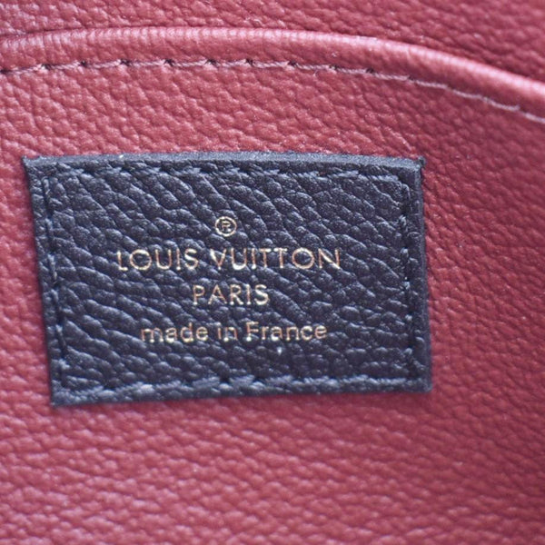 LOUIS VUITTON Monogram Empreinte leather Cosmetic Pouch Bicolor