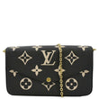 LOUIS VUITTON Felicie Pochette Monogram Empreinte Crossbody Bag Bicolor