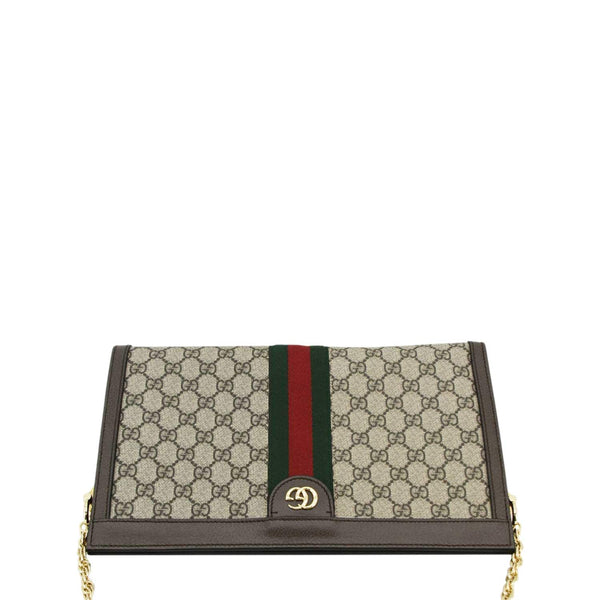 GUCCI Ophidia Medium GG Supreme Canvas Shoulder Bag Beige  503876